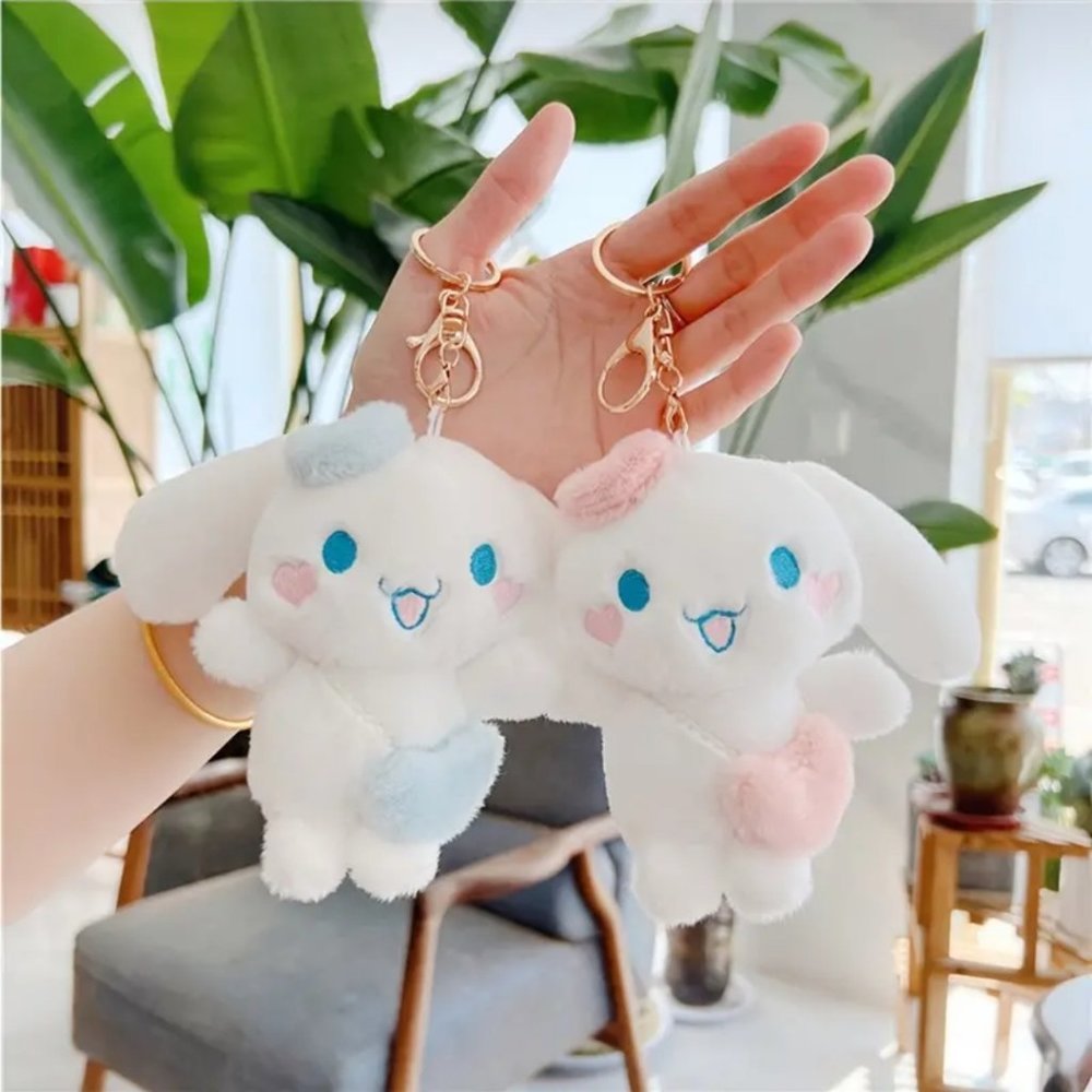 Sanrio cute Cinnamoroll plush keychain/bag charm
